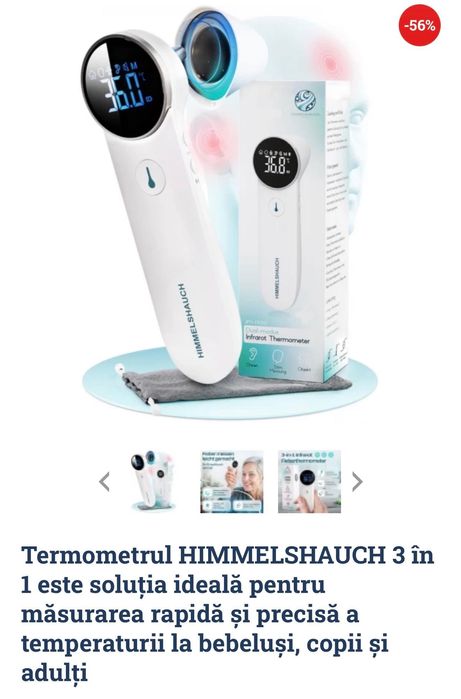 Termometru digital 3 in 1 nou in tipla