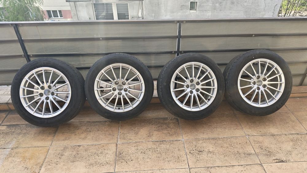 Jante audi 17 cu anvelope continental 225 50 17