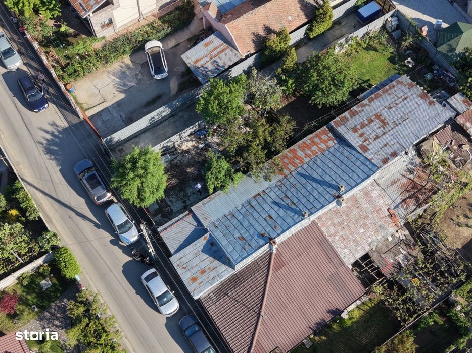 Popesti Leordeni, teren 203mp cu casa demolabila/renovabila, singur cu