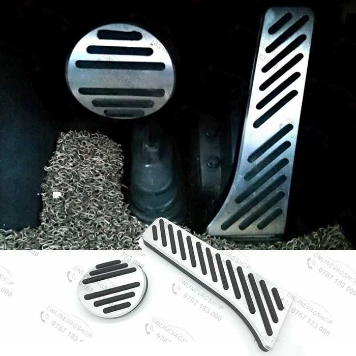 Ornamente pedale inox pentru Smart Fortwo 451