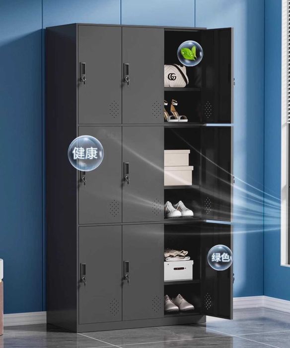 Kiyimlar uchun locker / oson ochiladigan, shamollatish teshikli shkaf