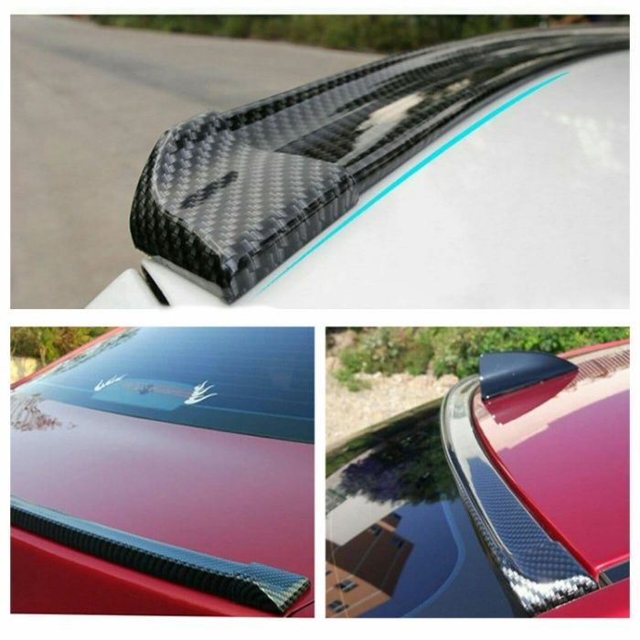 Лип Спойлер SAMURAI за заден капак, ЧЕРЕН, КАРБОН