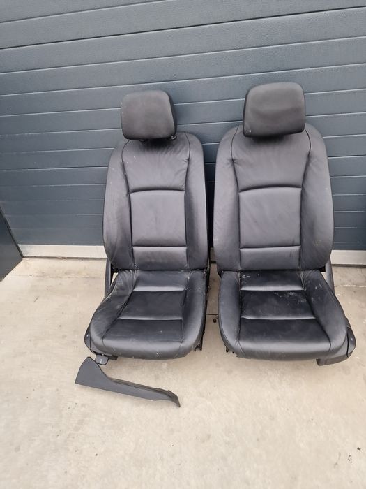 Scaune bancheta interior piele neagră bmw f10 fara incalzire