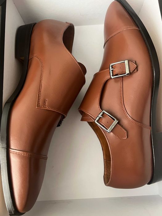 Pantofi barbati de eveniment cu talpa din piele