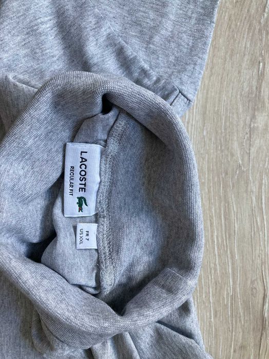 Lacoste Regular Fit мъжко тънко поло блуза фланела размер XXL