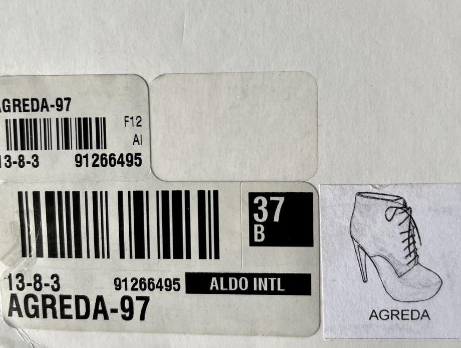 Botine piele naturala ALDO mas 37