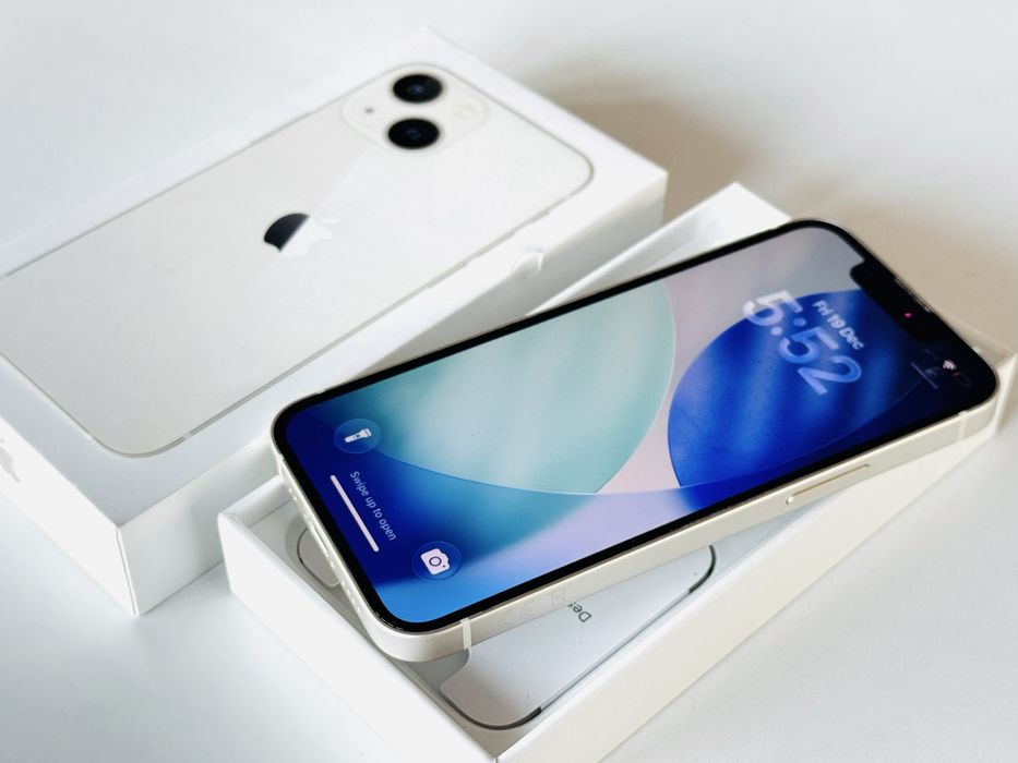 НОВ! Iphone 13 Mini 128GB White 100% Батерия! Гаранция 6 месеца