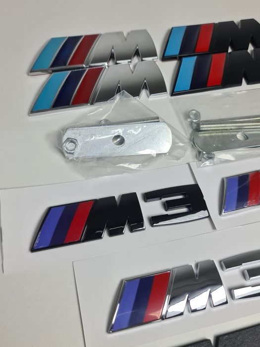 Emblema-Sigla-Logo-Stema-M-Spate-Haion-Grila-M3-M5-Cromata-Neagra-Mat-Lucios-Bmw-E46-E90-E60-F10-F30