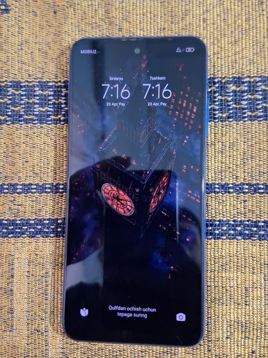 Redmi note 10 5g 

Тип: смартфон
ОС: Android 13 (MIUI