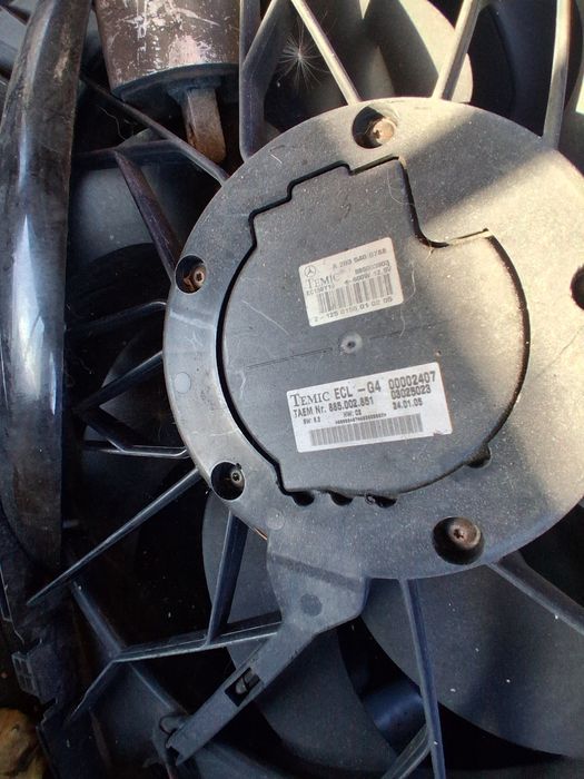 Перка охлаждане на радиатора mercedes w203 facelift