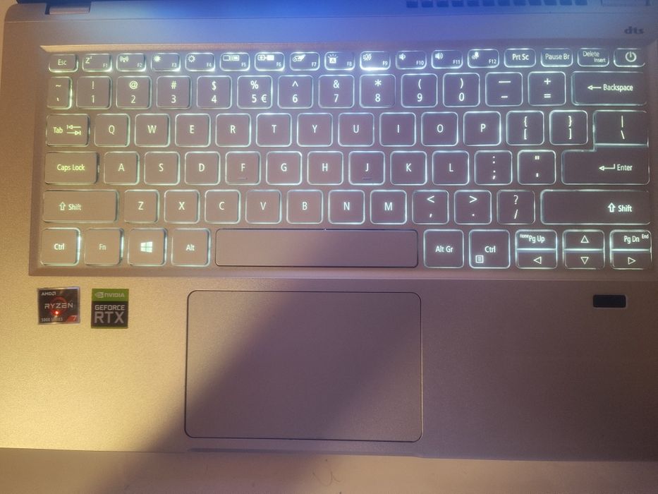Acer Rtx 3050 TI Ryzen 7 5800U