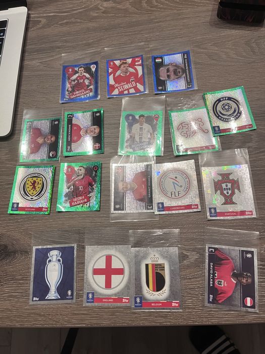 Стикери topps uefa euro 2024