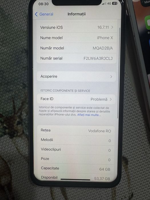 Iphone 7,7plus si x cu bypass, cititi descrierea