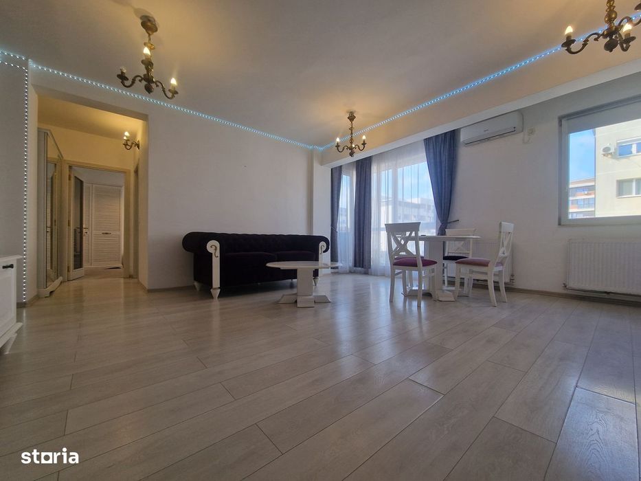 Tomis Plus- 2 camere, mobilat-utilat complet, termen lung, etaj 2-400e