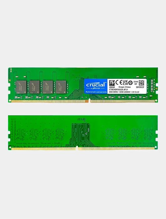 Micron crucial ddr4 16 gb, UDIMM, 3200 MHz (pc4-25600)