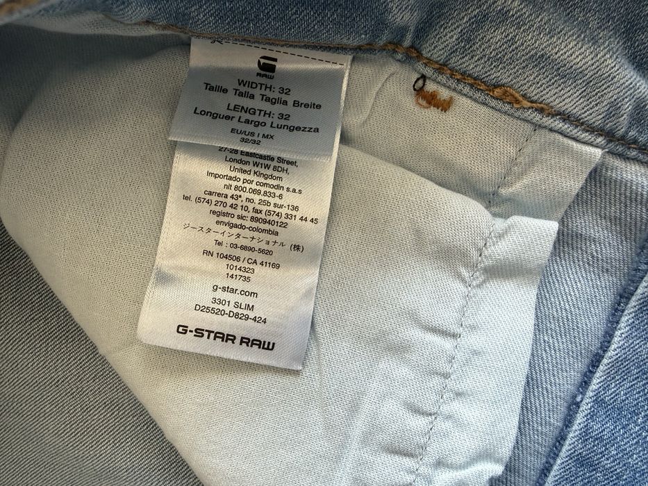 G-Star RAW 3301 Slim ОРИГИНАЛНИ мъжки дънки - 32 и 33