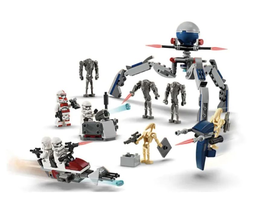 LEGO Star Wars Клонинг щурмовак и боен дроид – боен пакет 75372