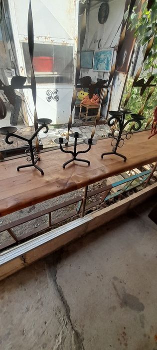 Свещници ковано желязо