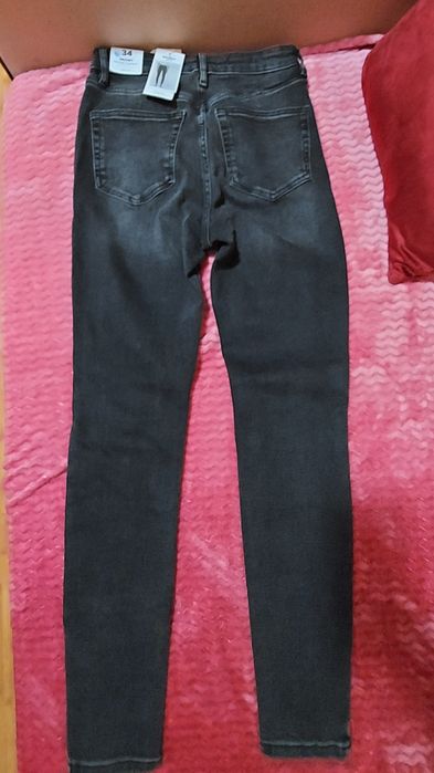 Vand blugi skinny Mango gri, mas 34