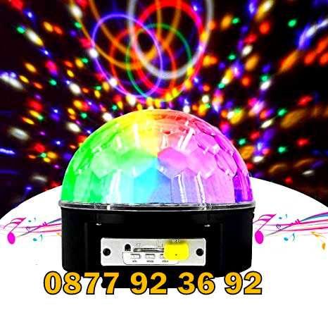 ПРОМОЦИЯ! BLUETOOTH ДИСКО ТОПКА, блутут диско лампа с тонколона парти