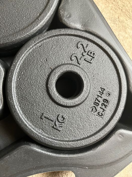 Vând set de gantere 20kg