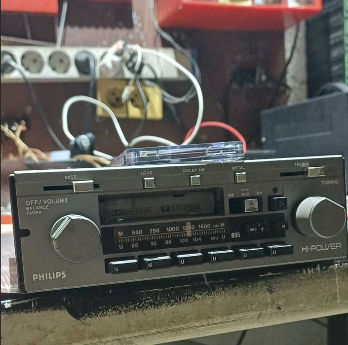 radio casetofon auto philips eindhoven22ac 807 curele noi