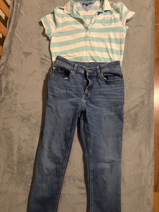 Лотове от панталон и къса блузка zara ,hm