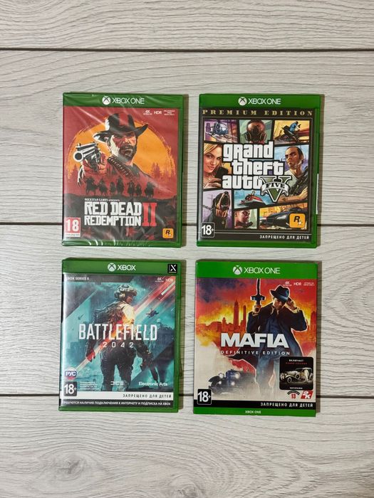 Игры для XBOX (4шт)