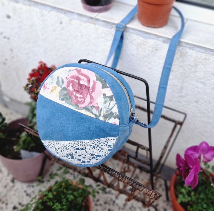 Дънкови цветни чанти LoVesy