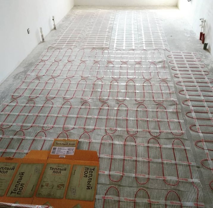 Теплый пол под керамогранит и ламинат