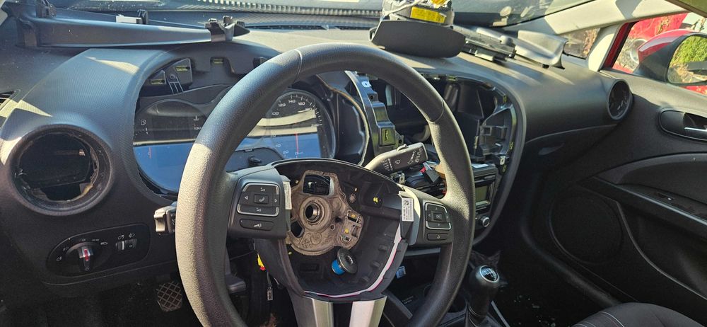 Volan comenzi + airbag volan + cablaj Seat Leon