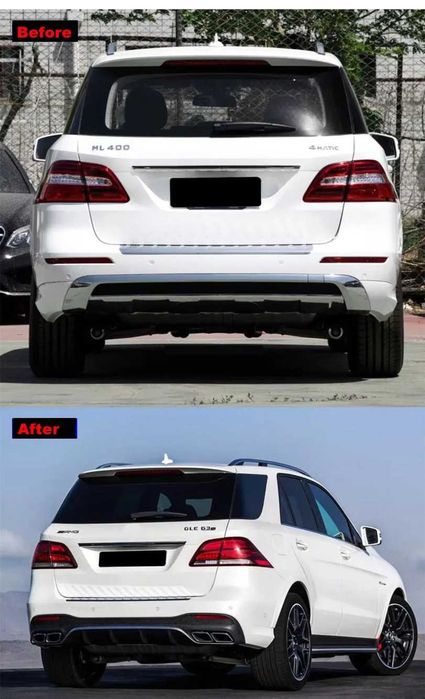 Боди кит Mercedes-Benz ML-Class W166 – Конверсия към GLE W166
