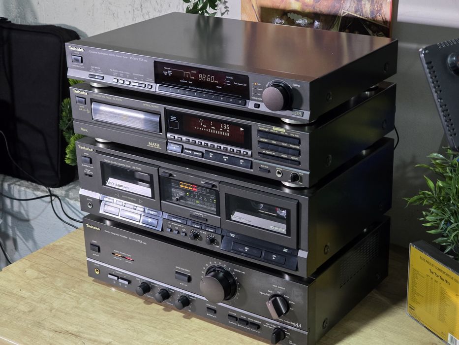 Linie audio TECHNICS, amplificator, deck, cd-player, tuner hifi stereo