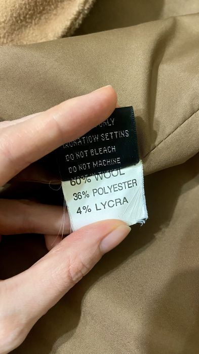 Пальто шерстяное S