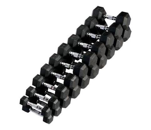 Набор гексагональный гантелей оптом от 1 до 10кг