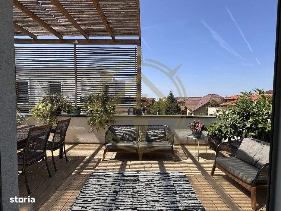 Dom00454 - penthouse pipera 3 camere terasa cu view — fotografia 1