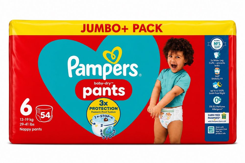 Памперси и гащички  Pampers baby-dry
