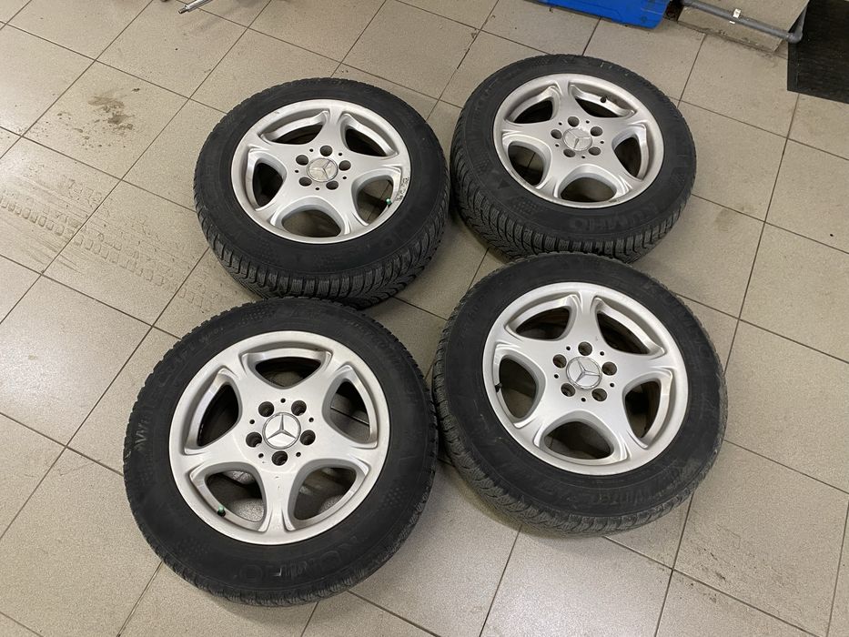 Джанти 16" ки за Mercedes със зимни гуми.
