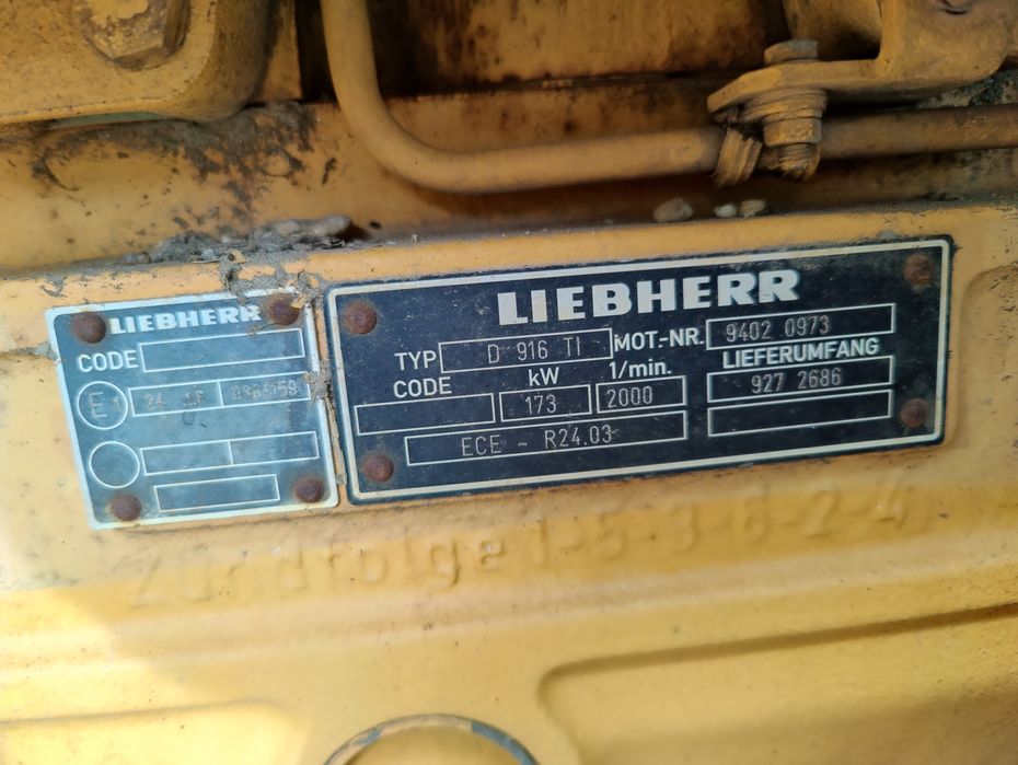 Motor liebherr 551, cutie de viteze