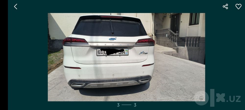 Сотилади электромобил Changan X7 405 км запас ходи бор. Тоза краска