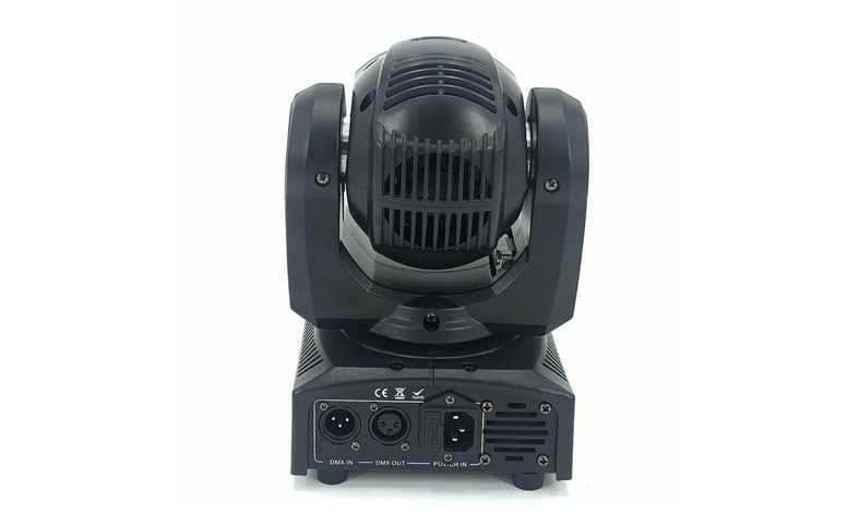 Moving head beam Led Mini 40w Dmx 4 butoane