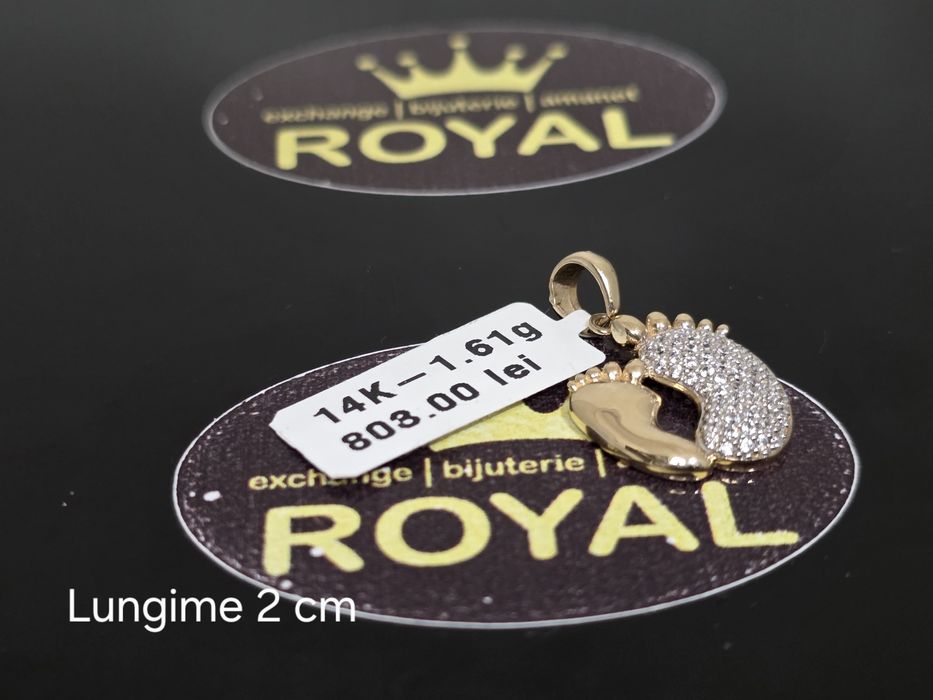 Bijuteria Royal: Pandantiv aur 14k/1.61 gr