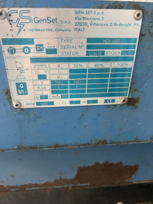 Generator Genset 6 kw