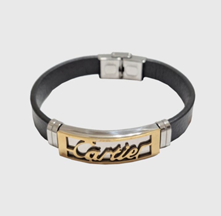 Cartier kauchuk bilaguzuklar.