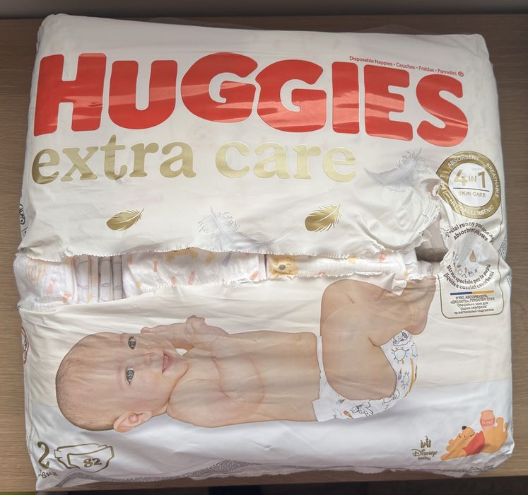 Scutece Huggies Extra Care nr. 2 - 80 bucati