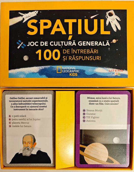 Joc cultură generală „Spațiul” – National Geographic Kids / Litera (7-12 ani)