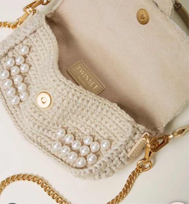 Чанта с перли Twinset