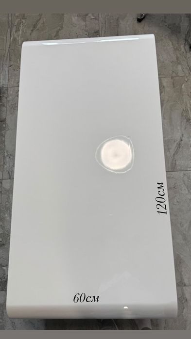 Чисто нова бяла маса „Лина“ от АЙКО, 120x60x40 см. Неизползвана. В магазина 159 €, продавам за 90 €. Бургас, лично предаване или Еконт.