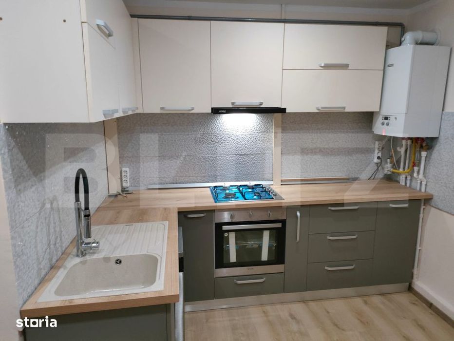Apartament de inchiriat, decomandat, 65 mp, doua intrari, zona Ultrace