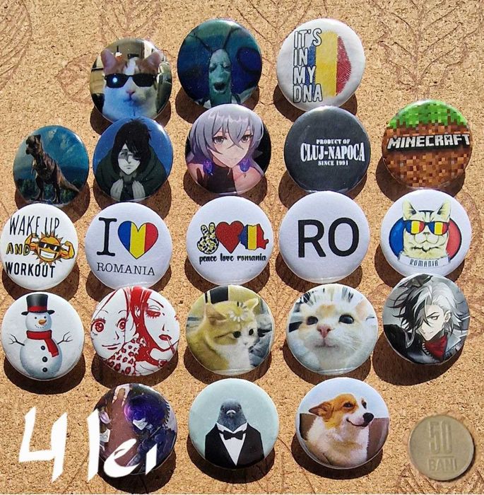 Insignă/ Anime Pin / Brosa / Cel mai mic preț!